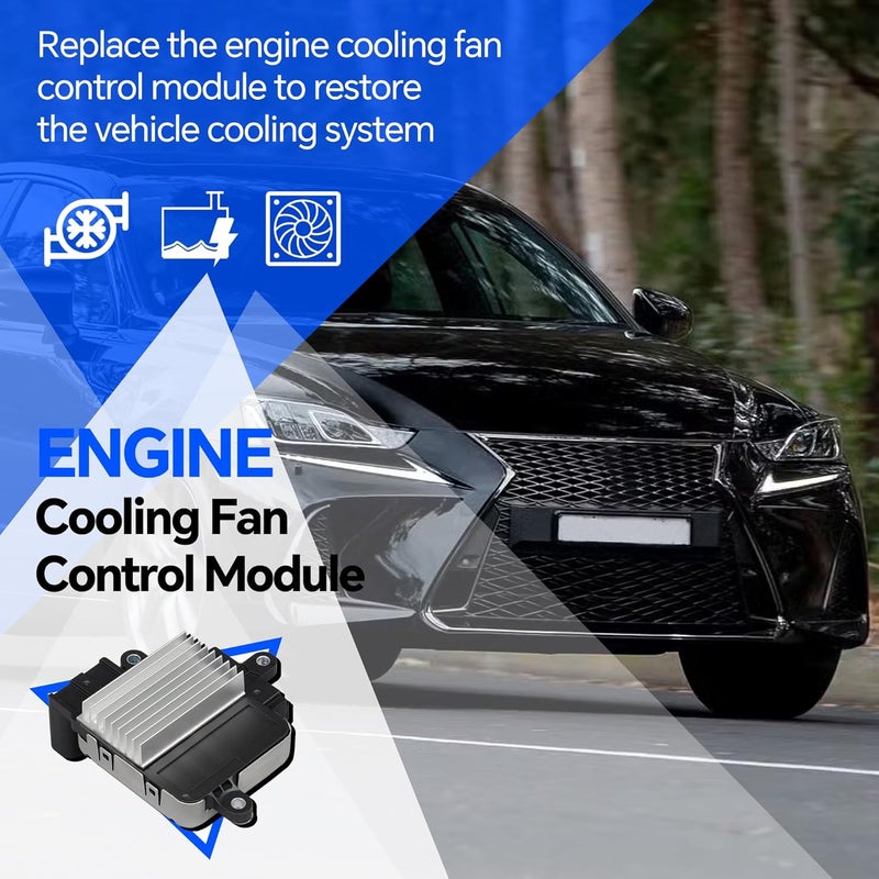 AdvanEX Cooling Fan Control Module Unit 89257-30060 Compatible with Lexus ES300H/GS350/LS430, Toyota Highlander/Camry Replaces OE 89257-30070 89257-30080 - Image 5